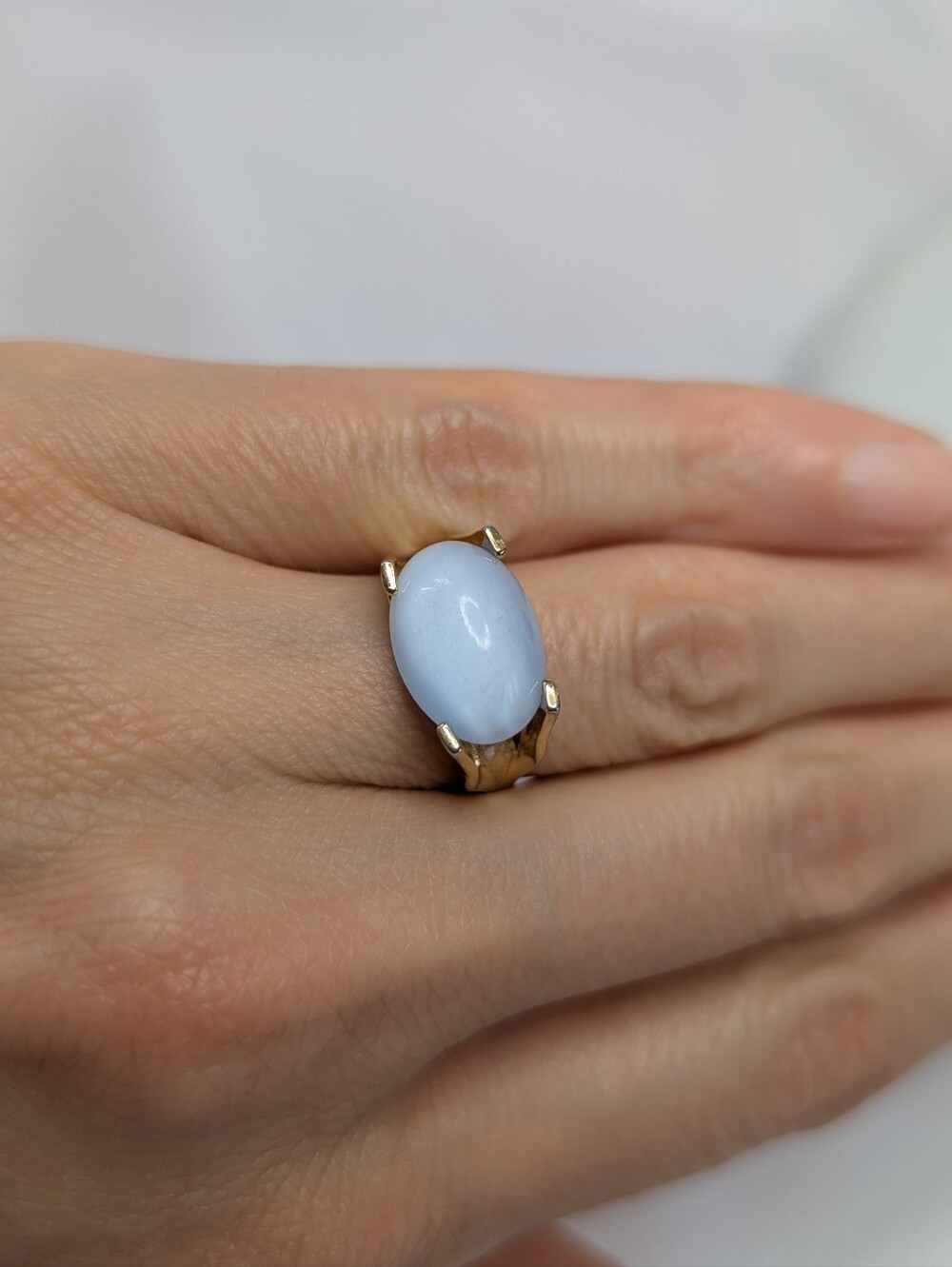 Sarah Coventry "Moon Glow" Gold Ring